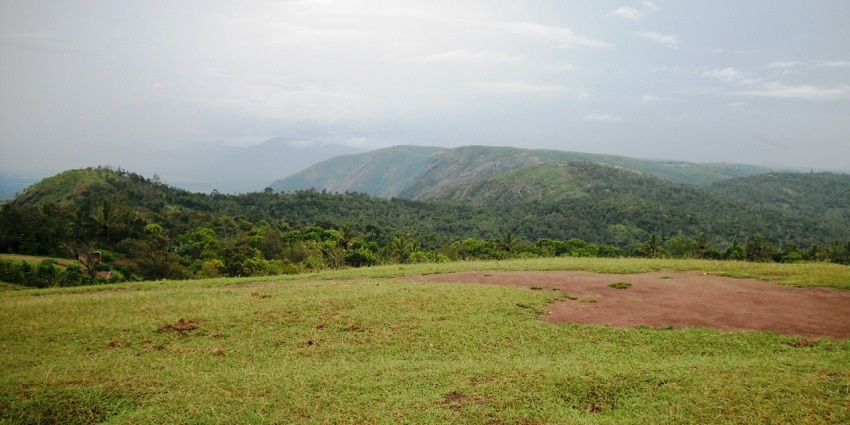 Verdant landscapes of the Ramakkalmedu, offering a perfect place hiking and trekking