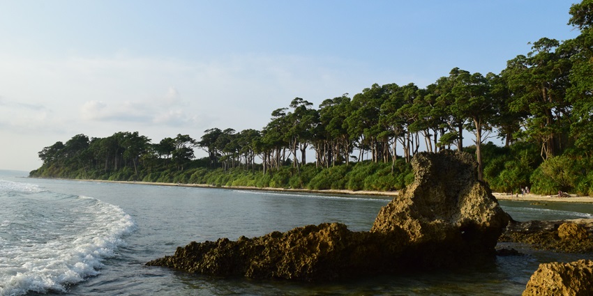 Laxmanpur Beach is a hidden gem of the Andaman Islands with its turquoise waters