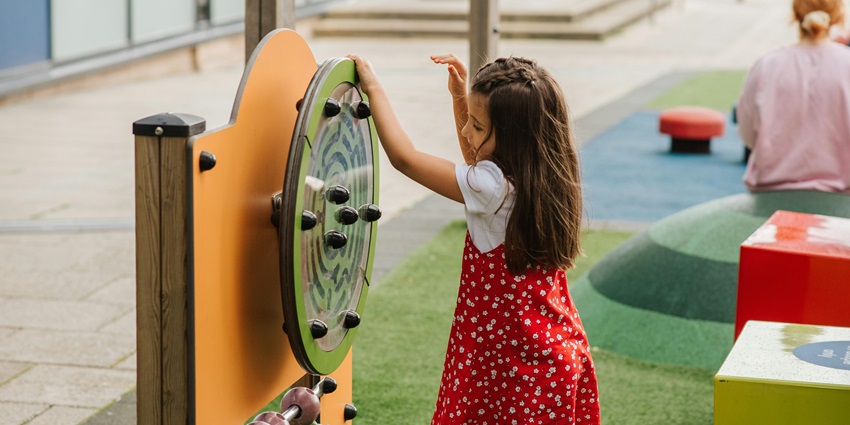 Little child spending time on playground - things to do in Wayanad Adventure Parks