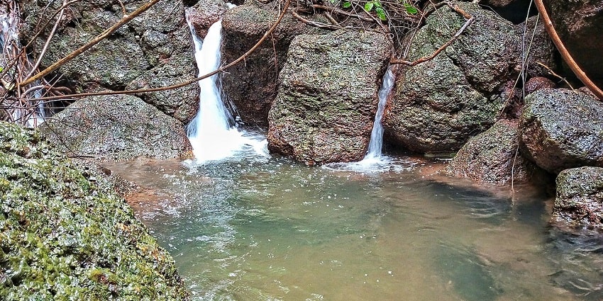A majestic view of Madayipara Waterfalls, one of the most beautiful waterfalls in Kerala.