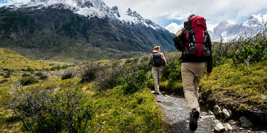 Adventurous souls trekking their way up the trail to unfold the unseen adventures.