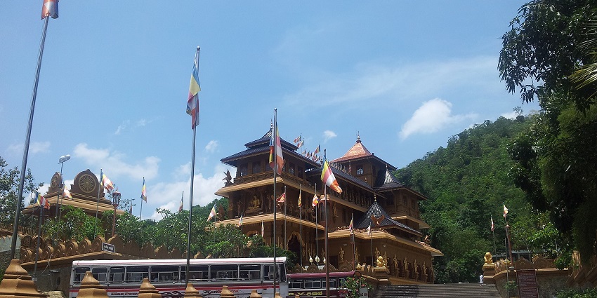 A glimpse of the popular Mahayana Buddhist Temple, one of the best temples in Dubai.