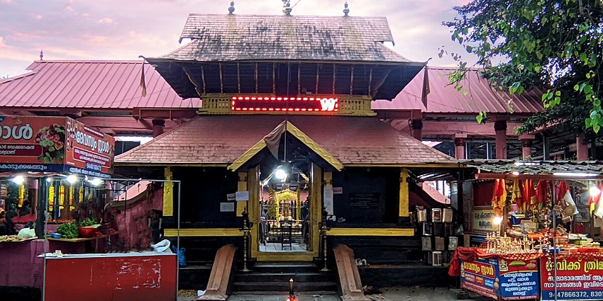 The iconic Devi Temple in the city of Pathanamthitta, uncover the ancient on Kerala trip