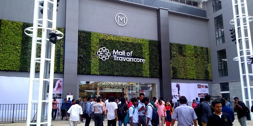 Mall of Travancore is a famous place to go shopping in Trivandrum with entertainment venues