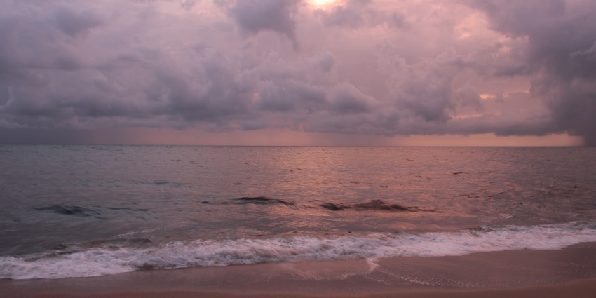 View of beautiful Marari Beach during sunset - one of the best places to visit in Alleppey