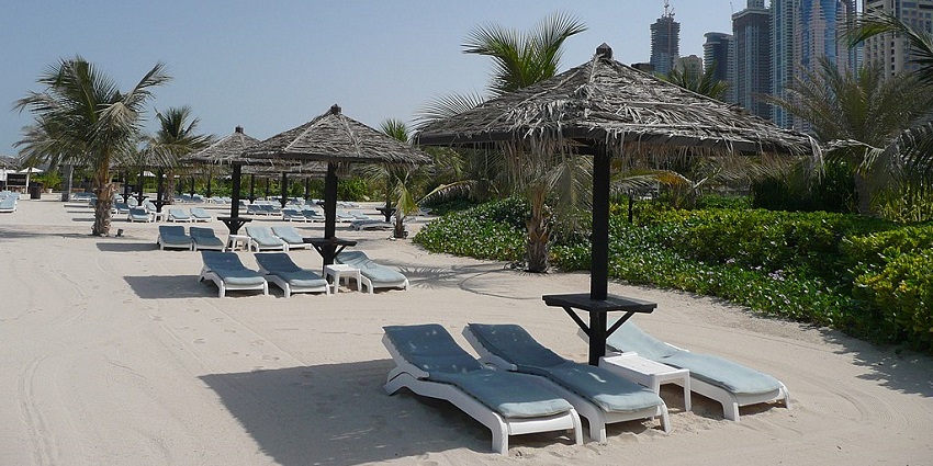 Marina Beach is one of the most fantastic beaches in UAE for breathtaking views.