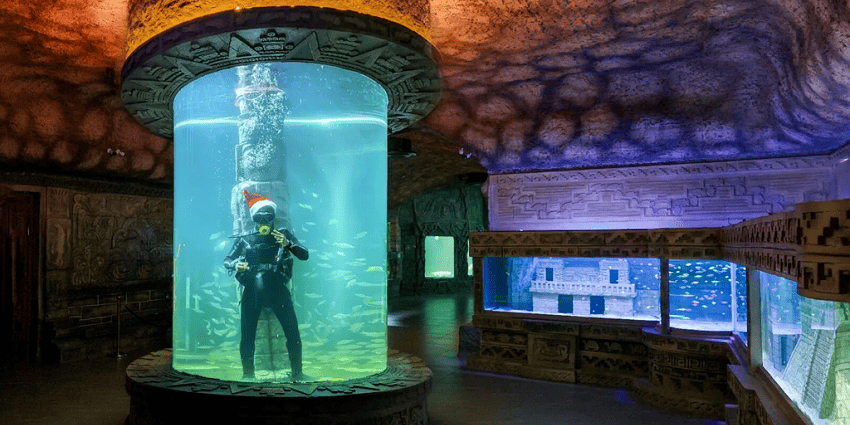 Marine World Aquarium is one of the most unique places to visit near Guruvayur, Kerala.