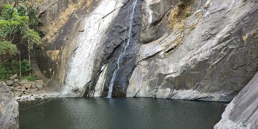 A breathtaking view of Marmala Waterfalls, one of the picturesque waterfalls in Kerala.