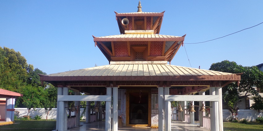 Mata Baglamukhi Temple at Gulariya, one of the places to visit near Chintpurni, Himachal.