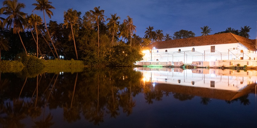 Evening view of Mattancherry Palace which is one of the places to visit in Mattancherry