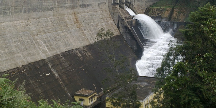 The dynamic and robust Mattupetty dam, one of the places to visit in Munnar for couples