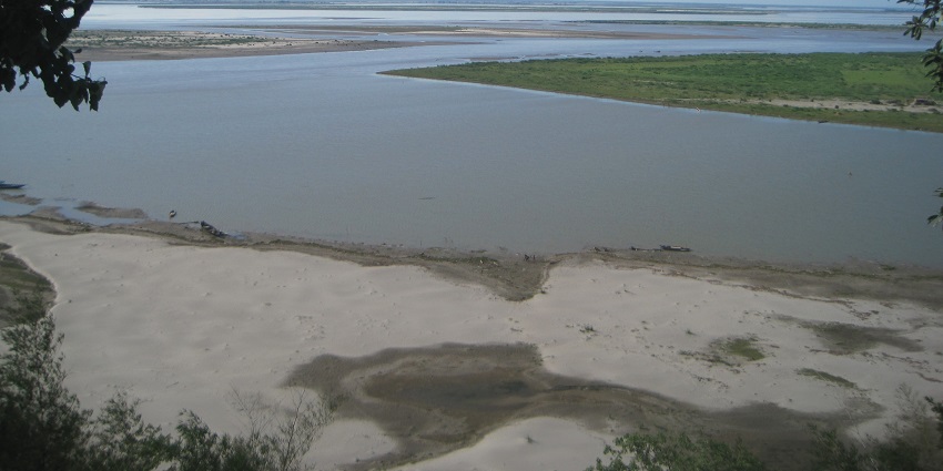 View of the Brahmaputra river from Mayong village - places to visit in north east India