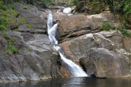 Experience the beautiful Meenmutty Waterfalls located in serene Wayanad, Kerala, India.