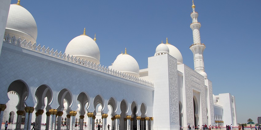 Cherish the calmness of Mohammed Bin Zayed Mosque, one of the Abu Dhabi mosques.