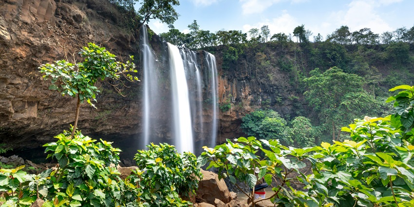 Image of scenic waterfalls During Daytime - one of the best waterfalls in Malappuram
