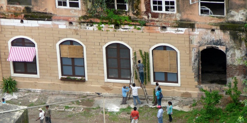 A film shooting at the Mukesh Hills in Mumbai, one of the most haunted places in India