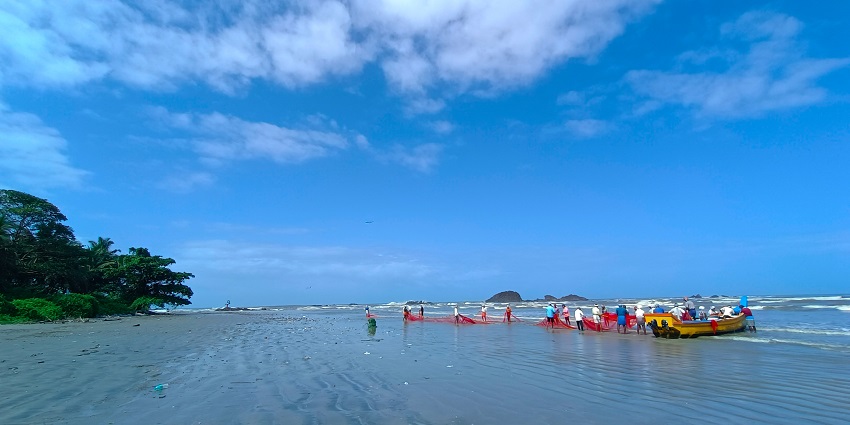 Muzhappilangad beach is one of the best places to visit around Malabar Wildlife Sanctuary.