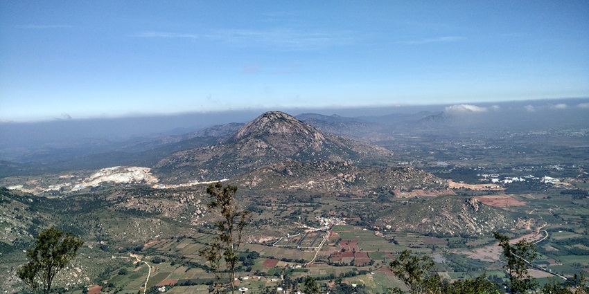 Nandi hills panoramic views and lush green landscapes - best hill stations near Kerala