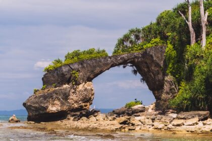 A long shot of Neil Island - one of the best places in Andaman.