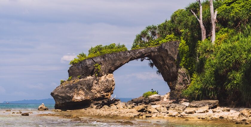 A long shot of Neil Island - one of the best places in Andaman.