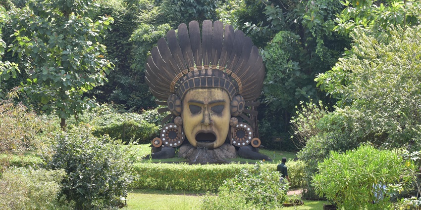 Image of teak Museum Garden - places to visit near the Keralamkundu waterfalls