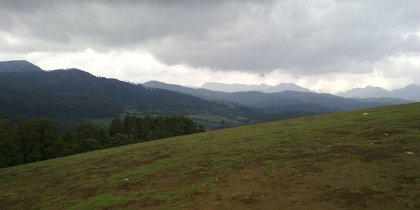 Scenic evening views of Ooty hills - One of the best places to visit near Kerala