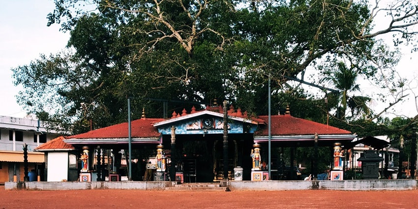 Inside the halls of Padanilam temple- another one of holiest places near this temple