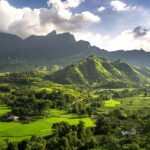 Green fields and lush landscapes of Vietnam, one of the places to visit in the world in March