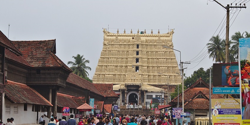 Seek blessings at the Padmanabhaswamy Temple on your next trip with friends or family