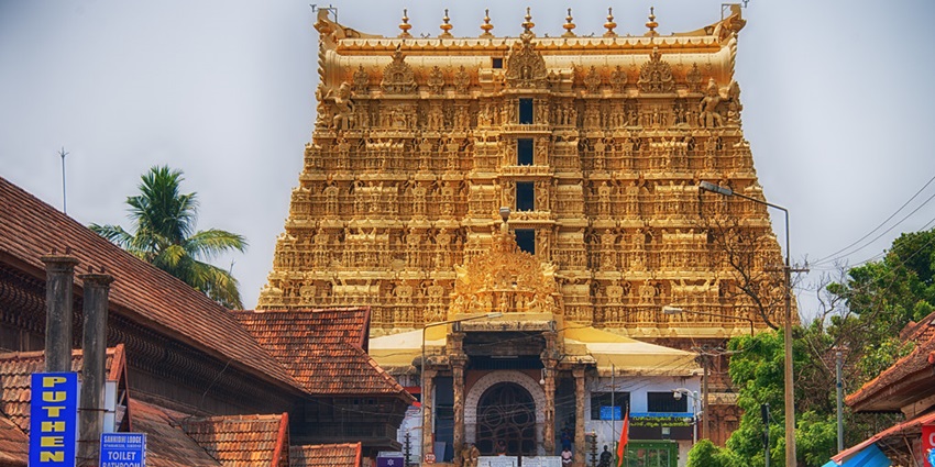 Visiting the Padmanabhaswamy Temple is a one of the insightful things to do in Trivandrum