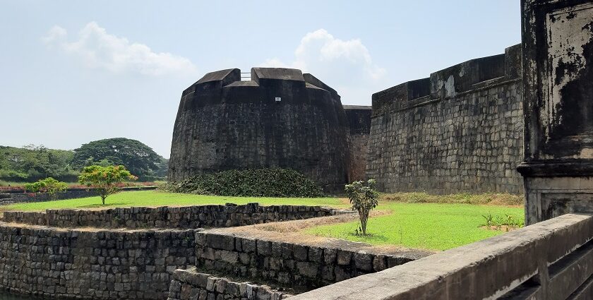 Visiting the iconic Palakkad Fort is one of the best things to do in Palakkad