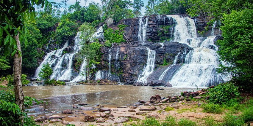 Palaruvi Waterfalls is one of the best places to visit near Shendurney Wildlife Sanctuary.