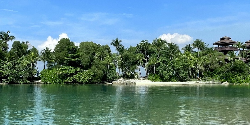 Palawan Beach is one of the best places to visit in Sentosa Island to cherish serenity.