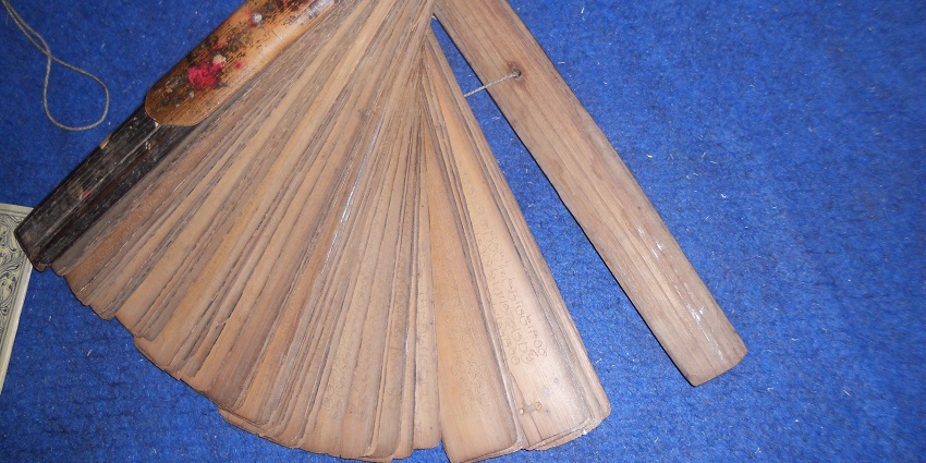 An original Palm leaf manuscript- this is one of the most unique out of Ernakulam museums