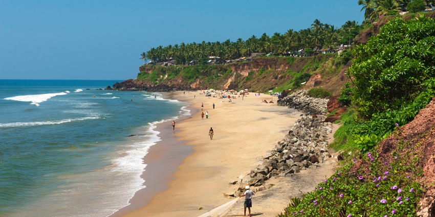 Believed to be a sacred spot, this beach can’t be missed among places to visit near Varkala.