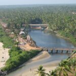 Aerial view of Payyambalam beach- a scenic spot on your places to visit near Kannur list