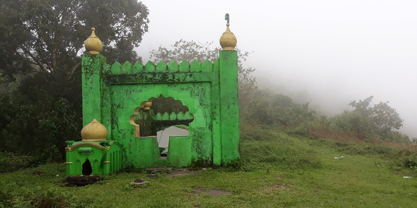 Peer Mohammed Dargah, after the famous sufi saint Peer Mohammed, on the hills of Peermade