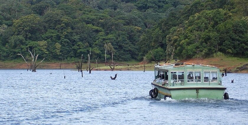 Places to visit in Thekkady cannot be complete without the spectacular Periyar Lake.