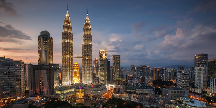A view of the Petronas Tower, Malaysia, one of the places to visit in the world in March