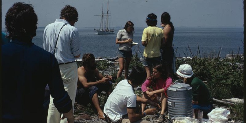 People enjoying a picnic near Soochipara Waterfalls