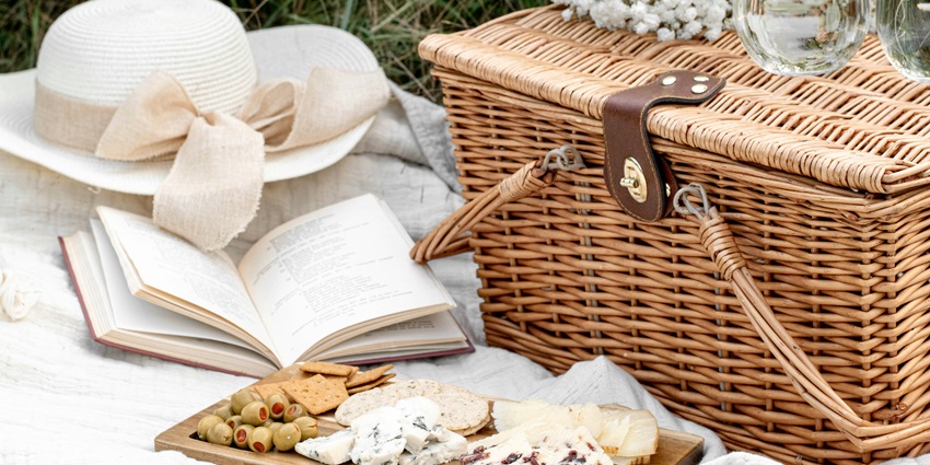 A glimpse of a picnic beautifully laid out on the lush green stretch of land in Tamil Nadu.