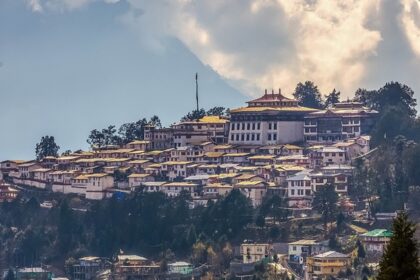 The scenic view of majestic Tawang Monastery - places to visit in summer in India