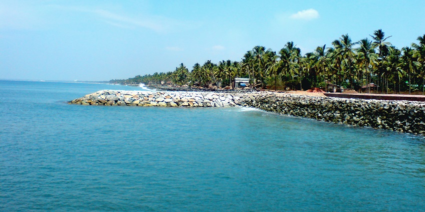 One of the most visited beaches in Alleppey