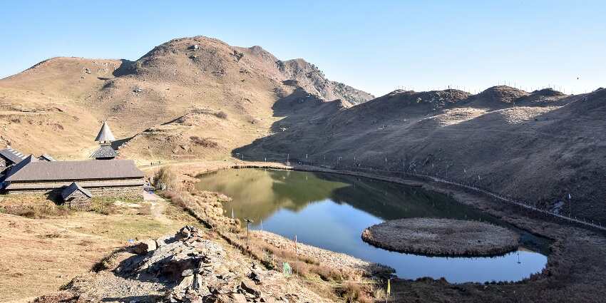 One of the most picturesque lakes in Mandi