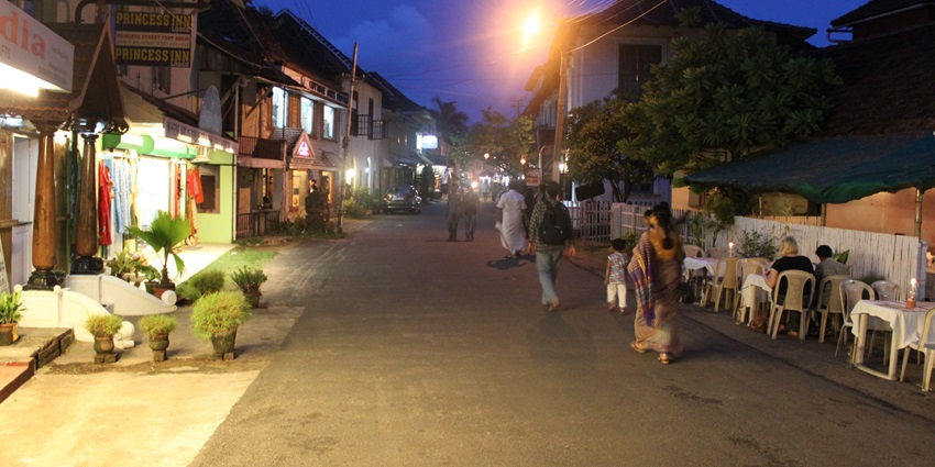 Walking down this quaint street is one of the best things to do in Fort Kochi, Kerala.