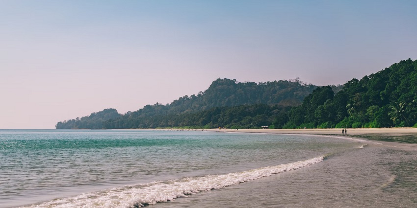 Enjoy watching turtles and nature’s different perspectives on Ramnagar Beach, Andamans.