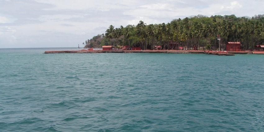 A view of Ross Island, one of the places to visit near Mount Harriet National Park