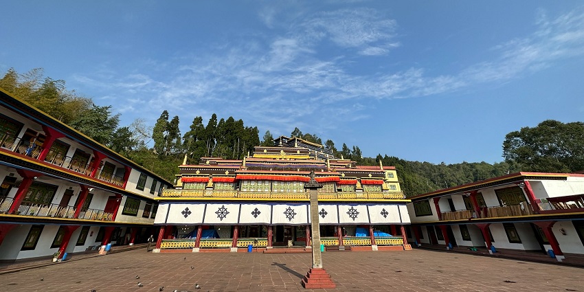 Rumtek is one of the best places to visit in East Sikkim for serenity and tranquillity.