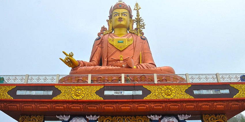 Samdruptse is one of the most famous Sikkim Temples known for its architectural style.