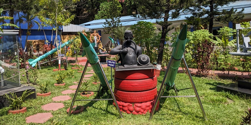 Samudrika Marine Museum is one of the fascinating places to explore for tourists.